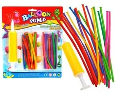 Jokomisiada Long modeling balloons + pump ZA1546