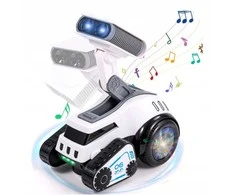 Interaktyvūs robotas marsaeigis su šviesomis ir garsais