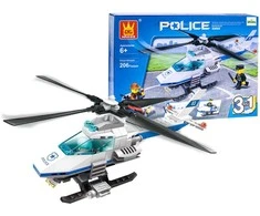Lavinamasis konstruktorius Super Police, 206 dalys 3in1