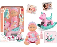 Lėlė „Baby Sweet Love“ su supamuoju arkliuku