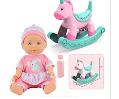 Lėlė „Baby Sweet Love“ su supamuoju arkliuku