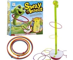 Linguojantis žiedų žaidimas kirmėliukas "Sway Insect "
