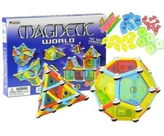 Magnetinis lavinamasis konstruktorius Magentic World, 110 dalių