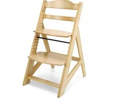 Medinė maitinimo kėdutė WOODY NATURAL 3 IN 1