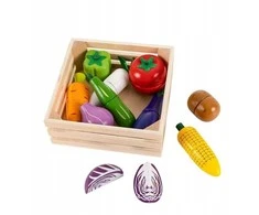 Medinių daržovių Ecotoys rinkinys