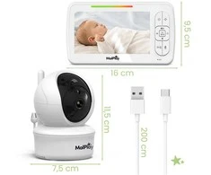 Malplay Mobili auklė NannyEye Vision LCD 5.0 HD