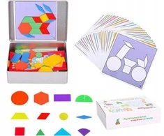 Mokomoji Montessori magnetinė dėlionė