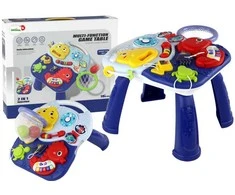 Edukacinis stalas 2in1 Sea Animals Basket Balls Lean Toys, mėlynas