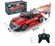 RC automobilis 1:20 su šviesomis, garais ir garsu