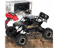 KIK RC automobilis Rock Crawler 1:12 4WD METAL juodas