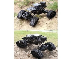 KIK RC Rock Crawler 4x4 LHC012 automobilis 2in1 juodas