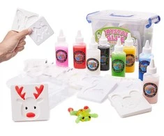 Roger Klej crystal glue slime 3D komplektas 26el.