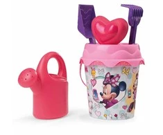 Smėlio žaislų rinkinys su kibirėliu ir laistytuvu Smoby Minnie Mouse