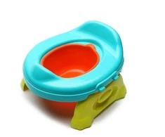Sulankstomas naktipuodis 3in1 "Travel Potty" mėlynas
