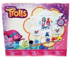 Trolls Porcelianinis arbatos puodelių rinkinys