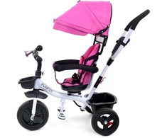 Vaikiškas triratukas Funfit Kids Twist Rose