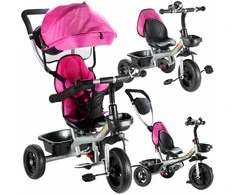 Vaikiškas triratukas Malplay Kids Twist Rose