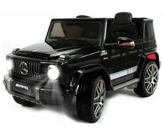 Vienvietis elektromobilis Mercedes G63 AMG 4x4, baltas