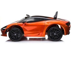 Vienvietis Elektromobilis vaikams "McLaren 720S", Lakuotas oranžinis
