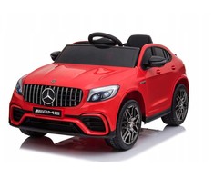 Vienvietis vaikiškas elektromobilis Mercedes Benz GLC 63S 4x4, Raudonas