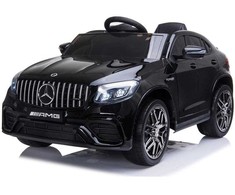 Vienvietis vaikiškas elektromobilis Mercedes Benz GLC 63S 4x4, Juodas