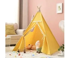 Žaidimų palapinė tipis WIGWAM Geltonas