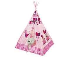 Žaidimų palapinė, tipis WIGWAM rožinė