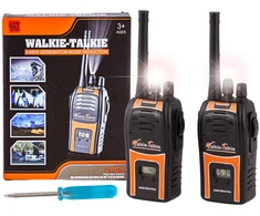 Žaislinė racija Walkie Talkie su žibintuvėliu, 50 m nuotolis