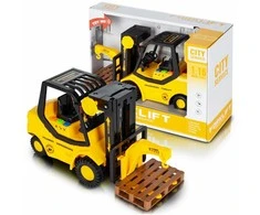 Lean Toys Žaislinis krautuvas su garsais ir šviesomis