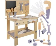 FunFit Žaislinis meistro įrankių rinkinys, įrankių komplektai Workbench With Tools