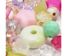 Dekoratyviniai karoliukiai RainBow® 10 vnt., įvairių spalvų
