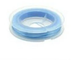 Elastingieij siūlai Nr. 50 karoliukų vėrimui RainBow® VERA V50 10 m, spalva žydra