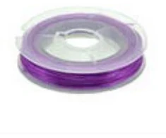 Elastingieij siūlai Nr. 50 karoliukų vėrimui RainBow® VERA V50 10 m, spalva violetinė