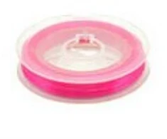 Elastingieij siūlai Nr. 50 karoliukų vėrimui RainBow® VERA V50 10 m, spalva tamsiai rožinė