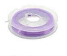 Elastingieij siūlai Nr. 50 karoliukų vėrimui RainBow® VERA V50 10 m, spalva šviesiai violetinė