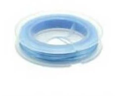 Elastingieij siūlai Nr. 50 karoliukų vėrimui RainBow® VERA V50 10 m, spalva žydra