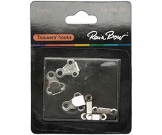 Kabliukai-užsegimai 2 dalių RainBow® RB-33, 3 kompl.