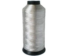 Metalizuoti siuvinėjimo siūlai Nr. 120 RainBow® META MT1202 5000 m, spalva sidabro