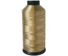 Metalizuoti siuvinėjimo siūlai Nr. 120 RainBow® META MT1202 5000 m, spalva aukso