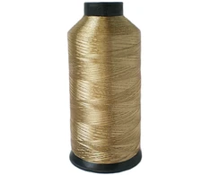 Metalizuoti siuvinėjimo siūlai Nr. 120 RainBow® META MT1202 5000 m, spalva aukso