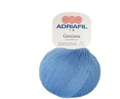 Mezgimo siūlai Adriafil Genziana 50 g, spalva 33