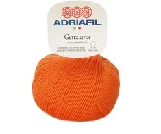 Mezgimo siūlai Adriafil Genziana 50 g, spalva 37