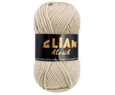 Mezgimo siūlai Elian Klasik 50 g, spalva 1045