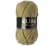 Mezgimo siūlai Elian Klasik 50 g, spalva 4156