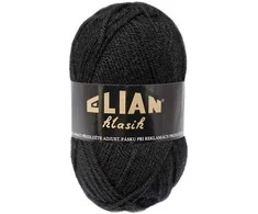 Mezgimo siūlai Elian Klasik 50 g, spalva 217 juoda