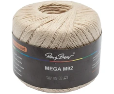 Nėrimo siūlai RainBow® MEGA 50 g, spalva rusva