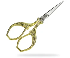 Premax Žirklės siuvinėjimui 24k aukso rankenėles 9 cm