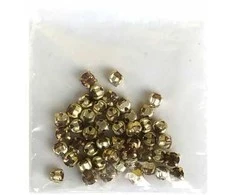 RAINBOW Akrilo akutės su prisiuvamu intarpu 2 mm 2,0 g, baltos