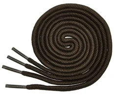 RAINBOW Apvalūs batraiščiai 3 mm 120 cm, spalva tamsiai ruda