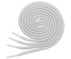 RAINBOW Apvalūs batraiščiai 3 mm 120 cm, spalva šviesiai pilka